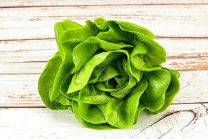 Butter lettuce salad green  leaves photo