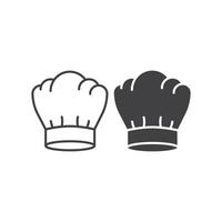 Chef hat line icon. Modern sign, linear pictogram, outline symbol, simple thin line vector design element template