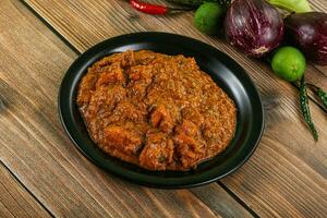 Indian cuisine - chicken masala sauce photo