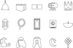 Islam Icon Collection vector