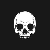 skull vector illustration template design