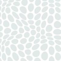 abstract grey white color big polka dot wavy distort pattern on white color background vector