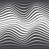 abstract grey ash color horizontal blend halftone wavy distort line pattern vector