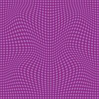 abstract seamlees lite violet color small polka dot grid wavy distort pattern on purple color background vector