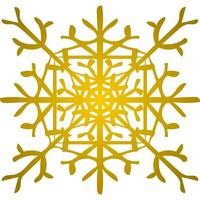 Gold Chrystal ornament with white background.  The vector is suitable to use for abstract background.