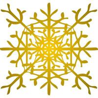 Gold Chrystal ornament with white background.  The vector is suitable to use for abstract background.