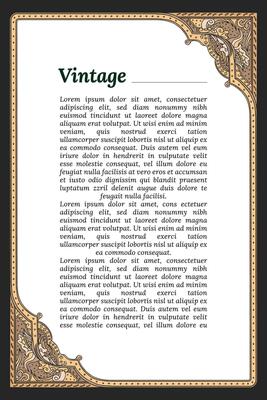 elegant frame border with javanese pattern illustration