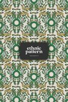 Indonesia ethnic pattern with javanese ornament vector