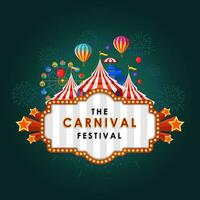 el carnaval festival fondo, para pancarta, festiva y póster diseño vector