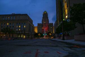 Buffalo City At Night photo