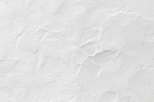 white plaster wall in rough structure photo