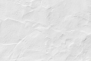 white plaster wall in rough structure photo