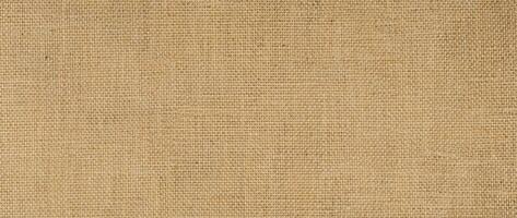 Hessian sackcloth burlap woven texture background , cotton woven fabric background with flecks of varying colors of beige and brown. with copy space. office desk concept. photo