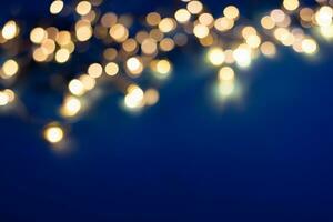 colorful christmas lights holiday background photo