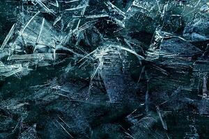 dark blue abstract ice texture background photo