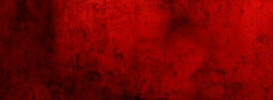 Grunge dark red textured concrete wall background photo