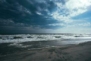 Stormy Winter Ocean photo