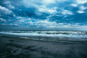 Stormy Winter Ocean photo