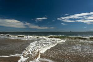 Sunny Spring Day on the Beach photo