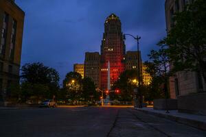 Buffalo City At Night photo