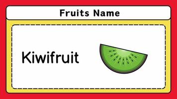 Fruit animated video kids learning nursery rhymes.