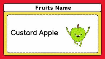 Fruit animated video kids learning nursery rhymes.