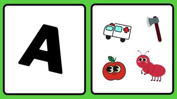 ABC Alphabet animieren Brief Kinder Bildung Video