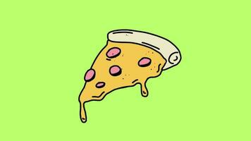 Pizza 2d animato video