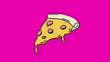 Pizza 2d animato video