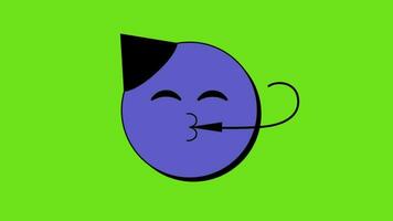 Animation cartoon emoji video