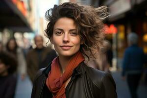 AI generated Urban empowerment candid women moments, empowering women images photo