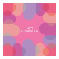 Valentine's day background abstract vector design