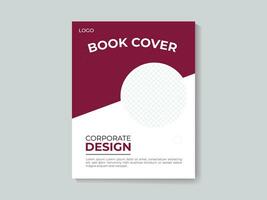 plantilla de diseño de portada de libro corporativo vector