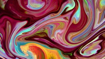 This stock video features added to liquid coloring, resulting to a  chaotic change of patterns. You can also add some text and use as background for presentations, motion graphic design, and the like.