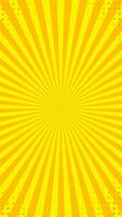 Retro Sunbrust Abstract Background Vector Design