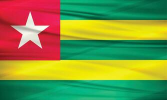 Illustration of Togo Flag and Editable vector Togo Country Flag