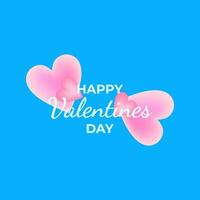 HAPPY VALENTINES DAY BACKGROUND WITH LOVE HEART ILLUSTRATION DESIGN VECTOR GOOD FOR GREETING CARD, COVER DESIGN, POSTER, SOCIAL MEDIA POST