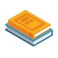 vector apilar de libros libro día icono ilustración