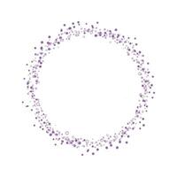 Vector purple glitter circle abstract background