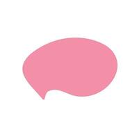 Vector speech bubble on white background