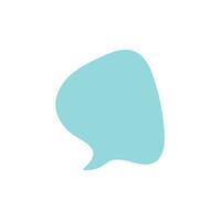 Vector speech bubble on white background