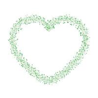 Vector valentines day background with heart shaped border design