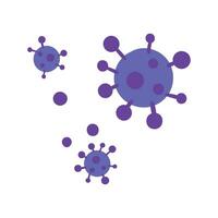 Vector flat virus collection vector illustration