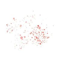 Vector abstract red watercolor paint brush splash and splatter