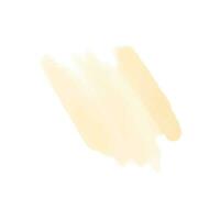Vector abstract yellow watercolor water splash on white background