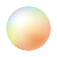 Vector round soft color gradient. modern abstract background