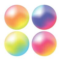 Vector round soft color gradient. modern abstract background