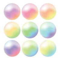 Vector round soft color gradient. modern abstract background