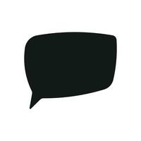 Vector speech bubble on white background