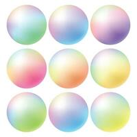 Vector round soft color gradient. modern abstract background